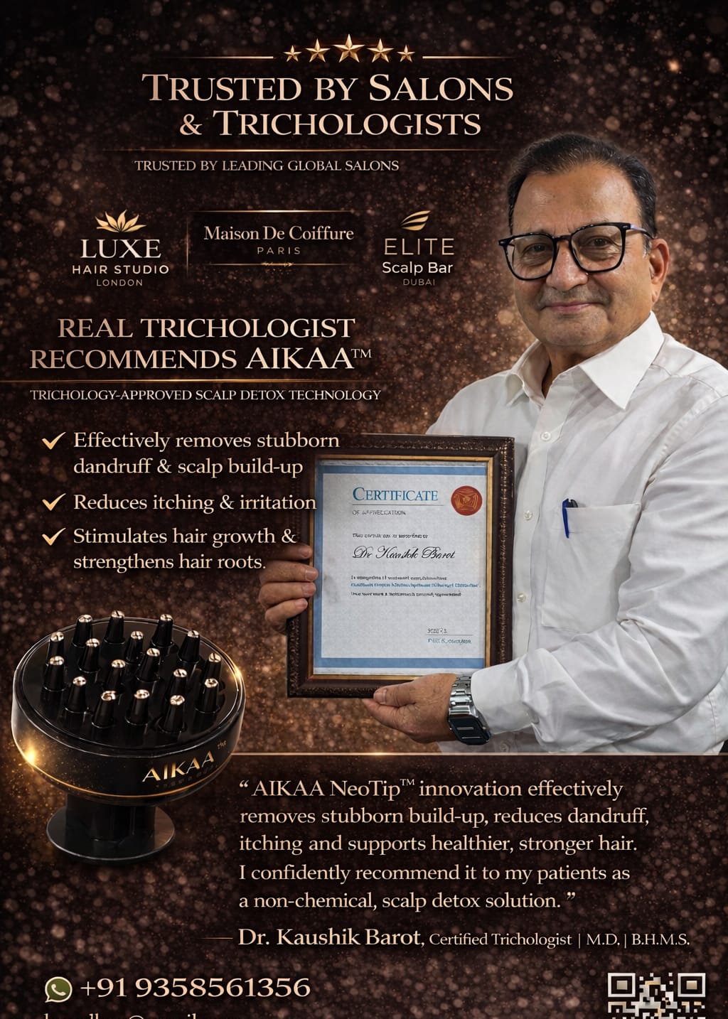 Therapist using the AIKAA NeoTip
